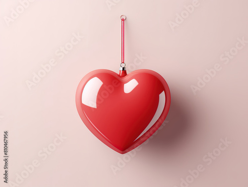 Happy valentines day hearts banner in paper style