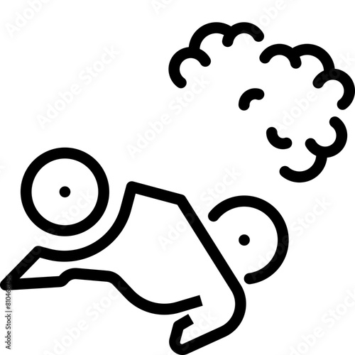 Motorcycle Accident Icon