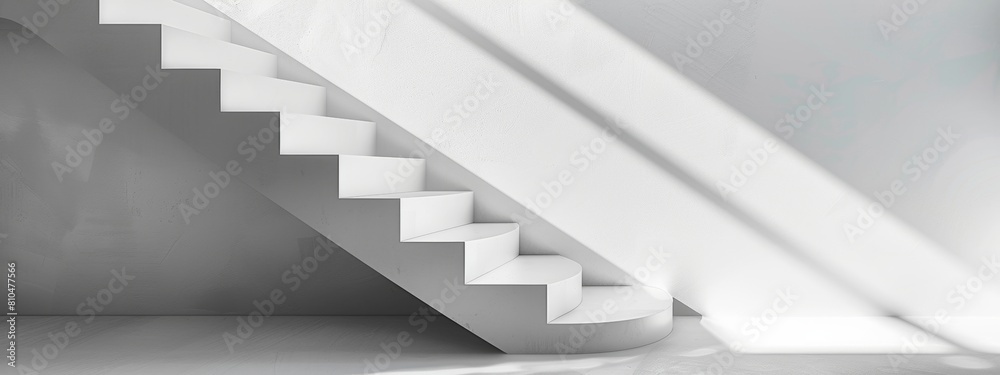 White empty room with white walls and light parquet floors, vector illustration. White empty room with white walls and light parquet floors, vector illustration.