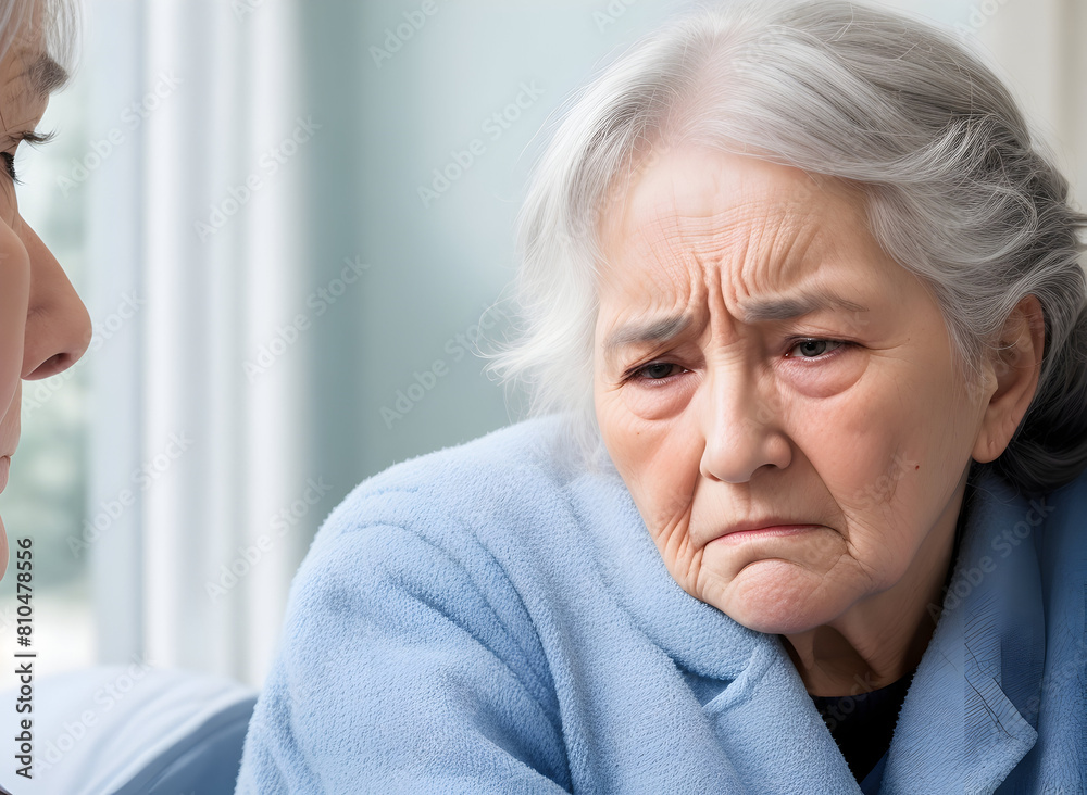 A middle-aged breast cancer woman A middle-aged breast cancer woman