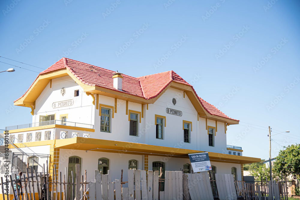 Old train station in the city of Dom Pedrito in RS Brazil Old train station in the city of Dom Pedrito in RS Brazil