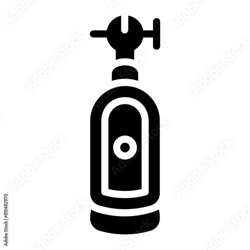 oxygen tank Solid icon