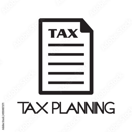 tax planning icon , business icon © fiyu