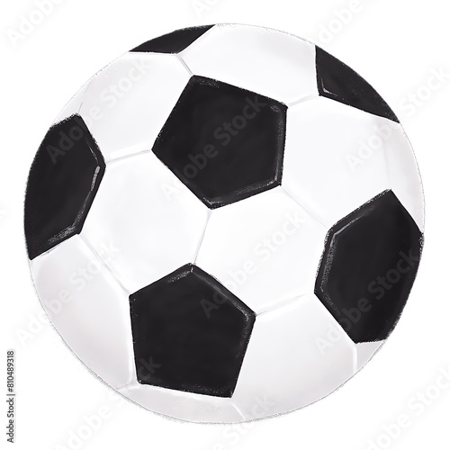 soccer ball isolated transparant background 