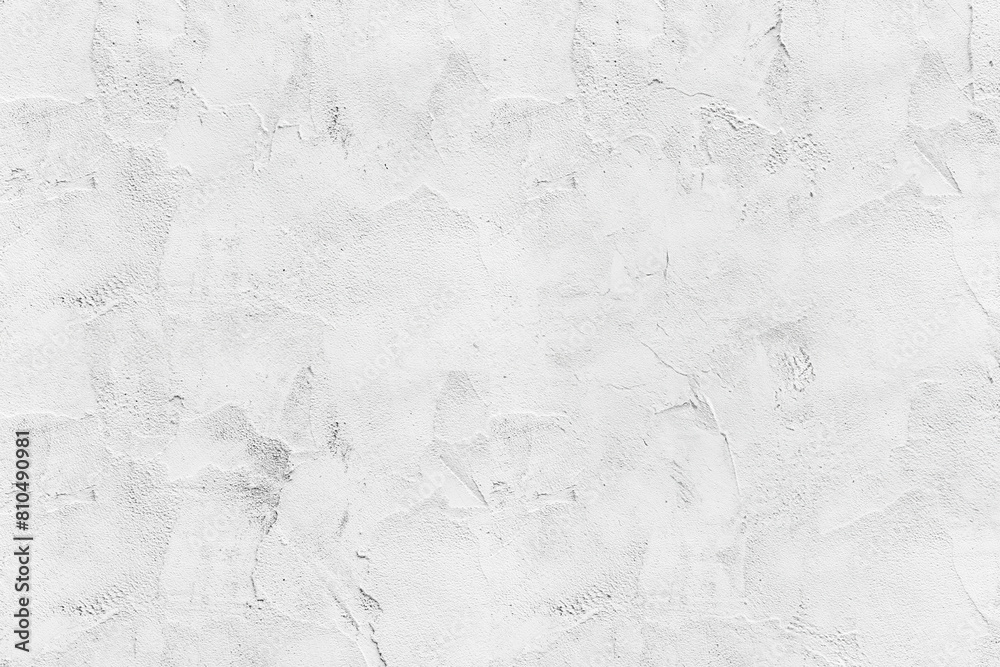 Obraz premium Grunge white concrete wall background. Abstract white cement wall texture
