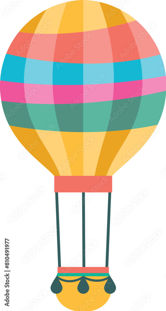 Naklejka premium hand drawn hot air balloon