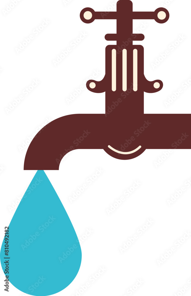 hand drawn Faucet hand drawn Faucet