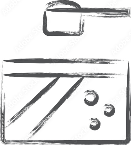 日用品関連の筆書きイラスト　洗剤