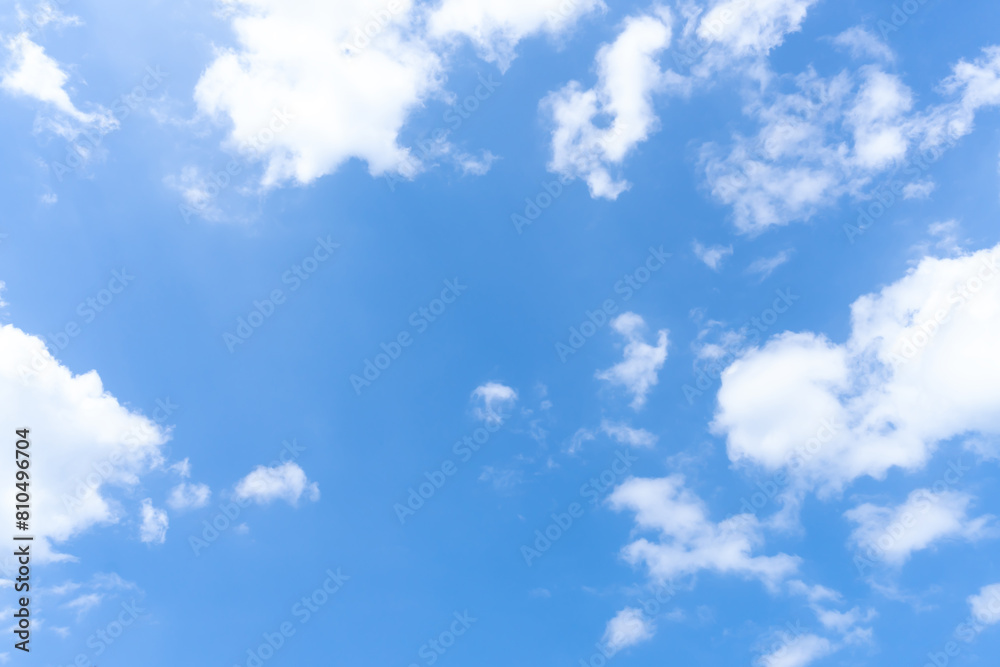 Beautiful blue sky with strange shape of clouds in the morning or evening used as natural background texture in decorative art work Beautiful blue sky with strange shape of clouds in the morning or evening used as natural background texture in decorative art work
