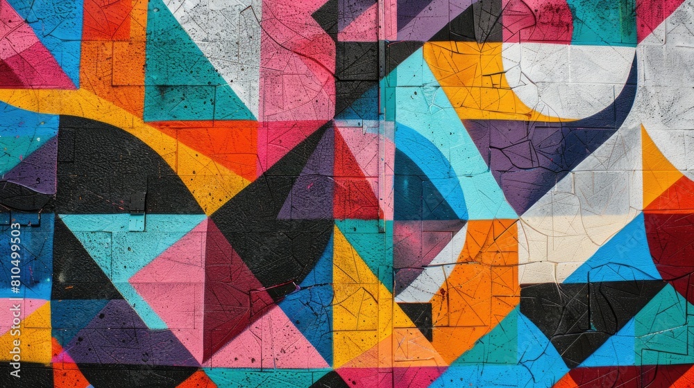 Abstract Street Art Background with Graffiti Abstract Street Art Background with Graffiti