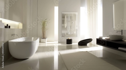 Minimalist Bathroom Design with Clean Lines