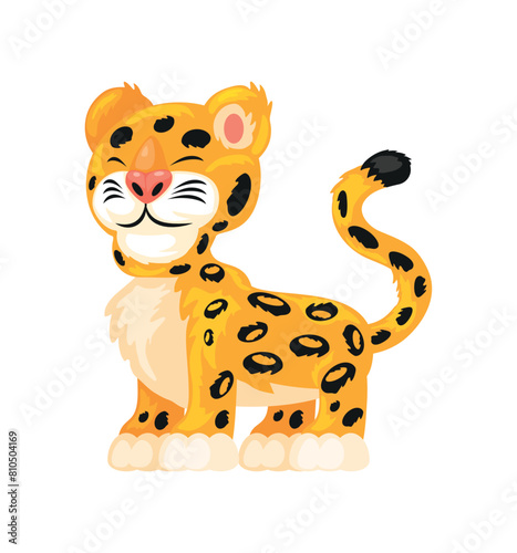 leopard feline cartoon