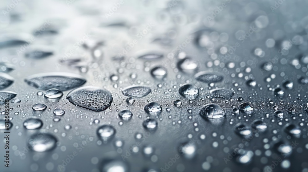 Droplets on a surface Droplets on a surface