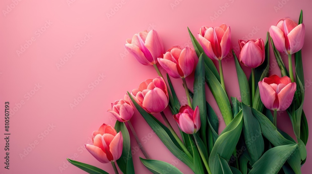 Pink Tulips in a Bunch Pink Tulips in a Bunch