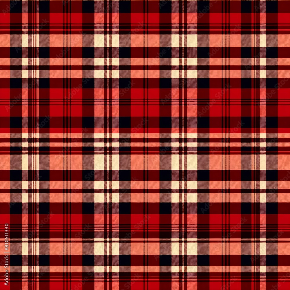 Captivating Red Plaid Pattern Images