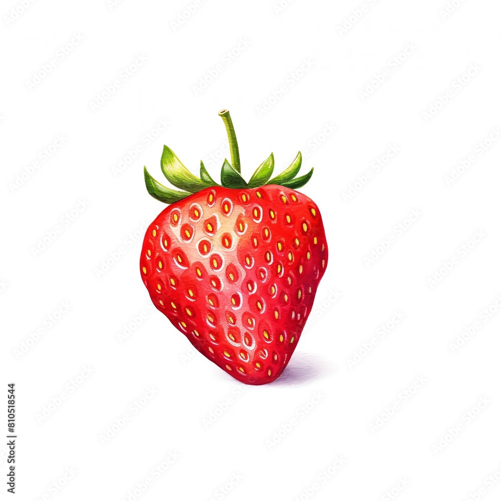 Photo of Heavenly Strawberry, Isolated on white background Photo of Heavenly Strawberry, Isolated on white background