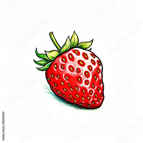 Photo of Heavenly Strawberry  Isolated on white background