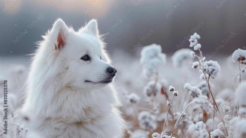 Obraz premium American Eskimo Dog