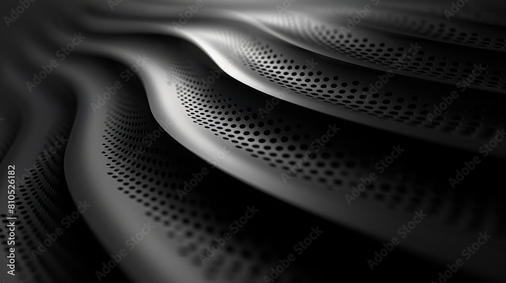 Black and white abstract image with a smooth gradient. Black and white abstract image with a smooth gradient.