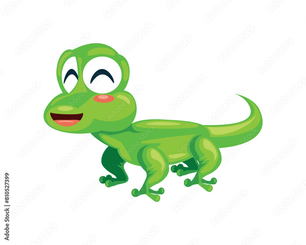lizard creature green lizard creature green