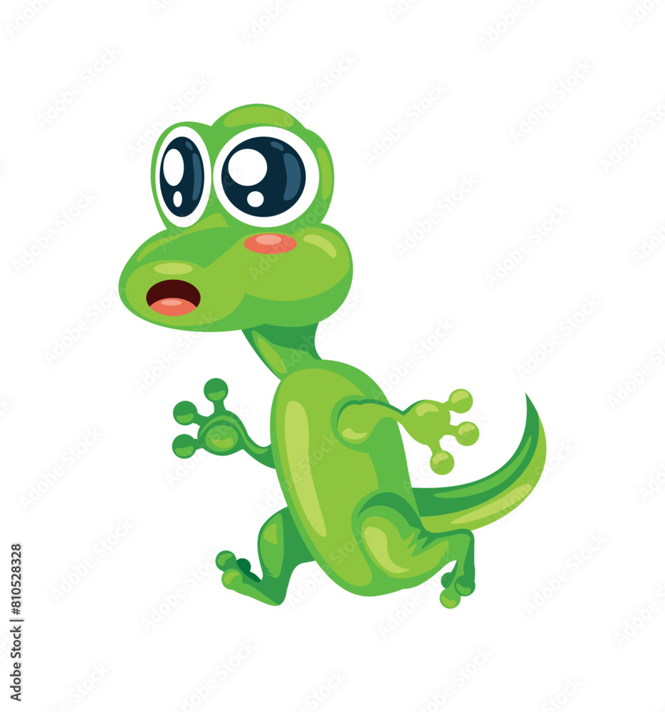 Obraz premium lizard character cartoon