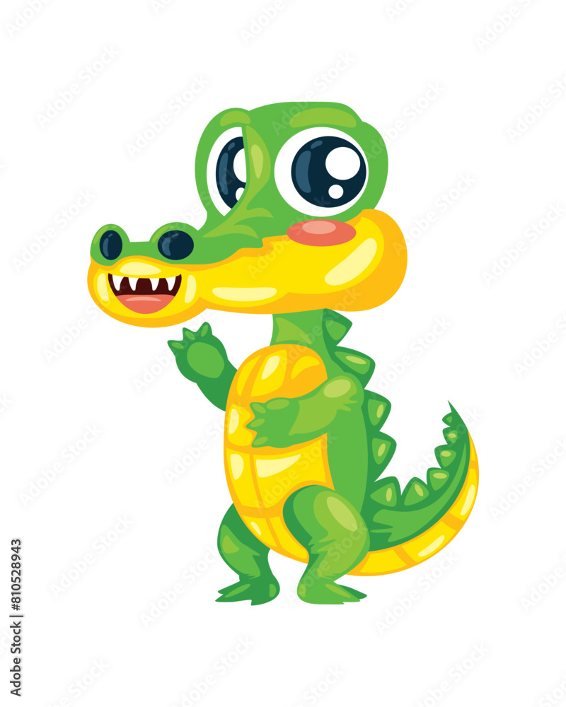 Obraz premium crocodile cute animal