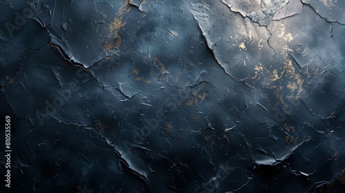 Blue cracked ice texture. © admin_design