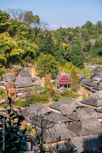 Nuogan Ancient Village in Jingmai Mountain, Yunnan photo