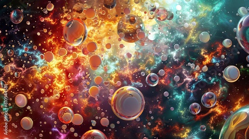 Visualization of abstract chemical reactions
