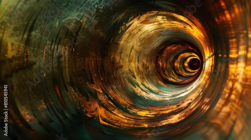 tunnel of time abstract