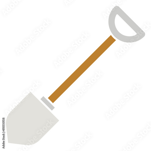 shoved gardening equipment