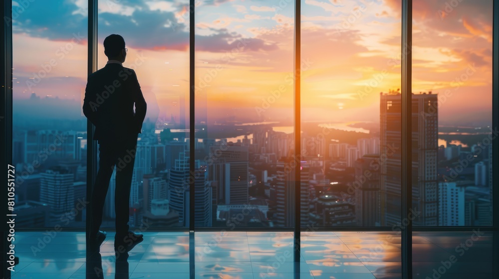 Professional businessman in office. Man is working in modern business company. Working day of an office worker. Concept of business, consulting, and technology. AI generated. Professional businessman in office. Man is working in modern business company. Working day of an office worker. Concept of business, consulting, and technology. AI generated.