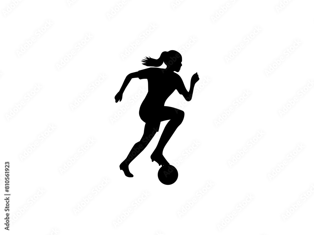 soccer girl icon. soccer girl silhouette. good use for symbols, logos, mascots, icons, signs, web, or any design you want. soccer girl icon. soccer girl silhouette. good use for symbols, logos, mascots, icons, signs, web, or any design you want.