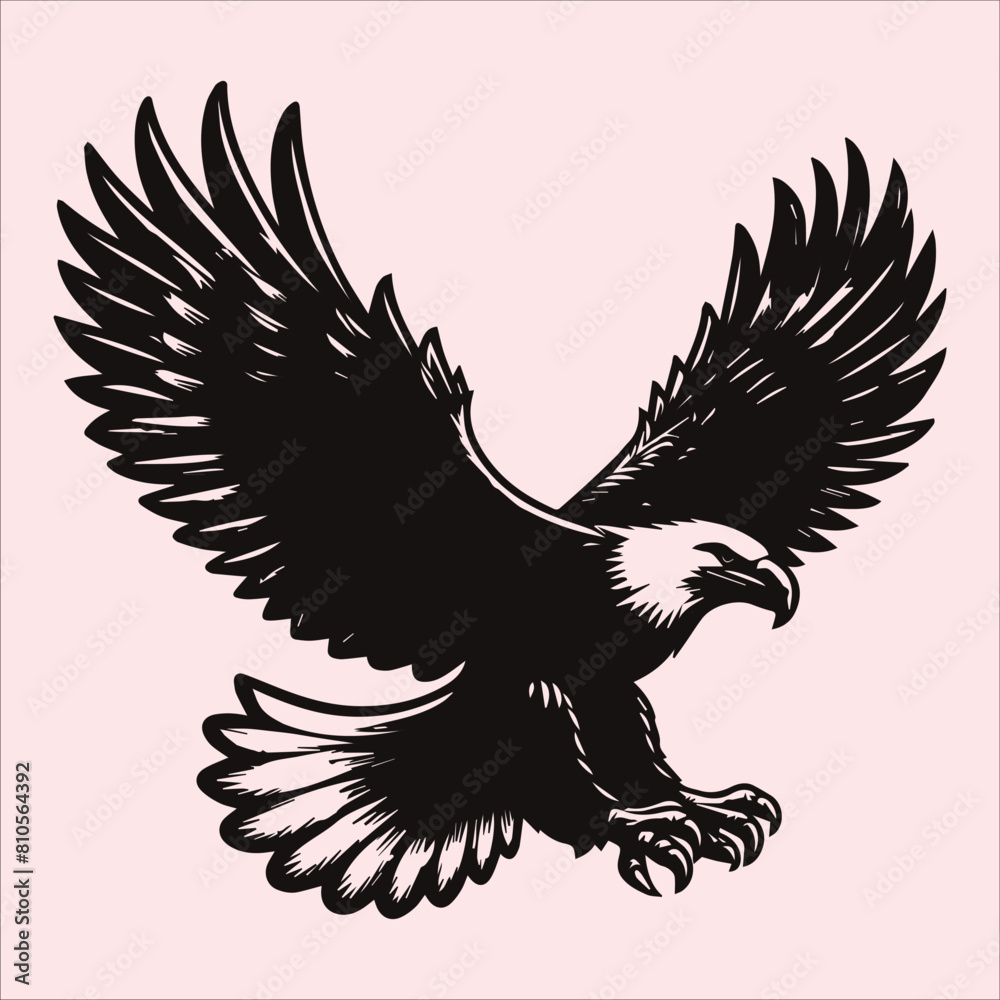 Obraz premium eagle vector illustration