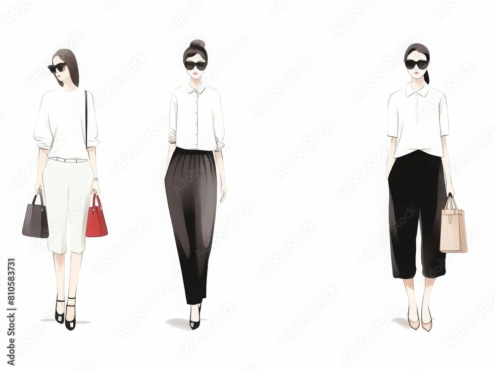 minimalist fashion with basic monochrome clothing minimalist fashion with basic monochrome clothing