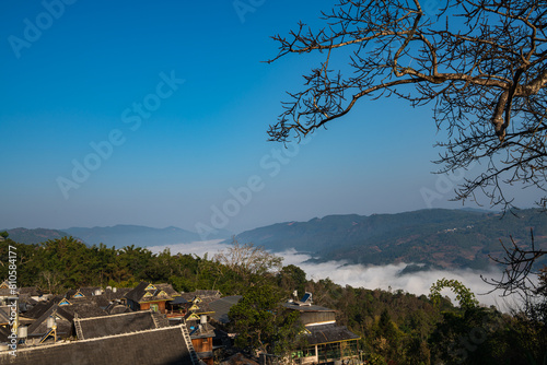 Yunnan Province Jingmai Mountain Cloud Sea photo