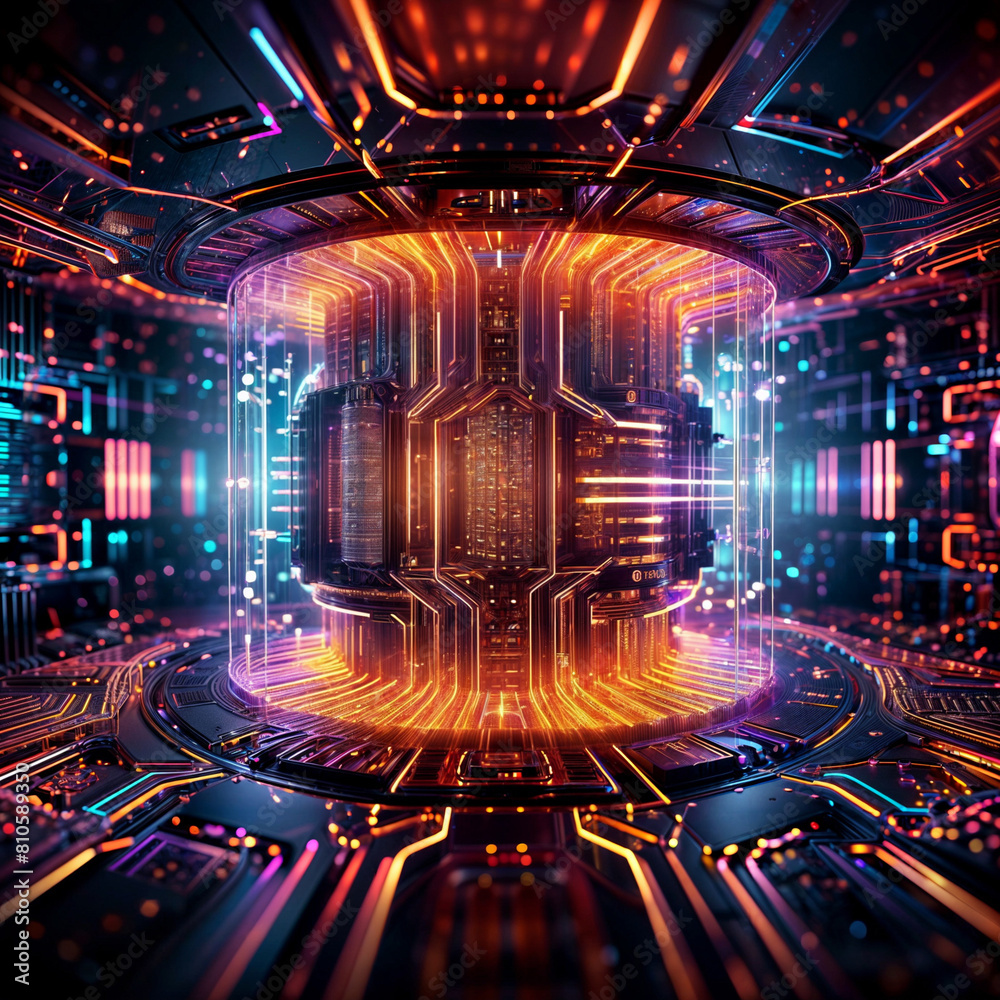 Quantum computing core, is shining