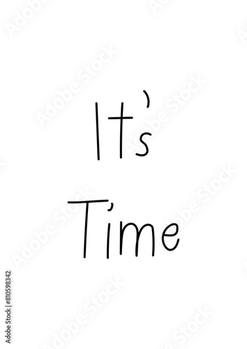 It’s time