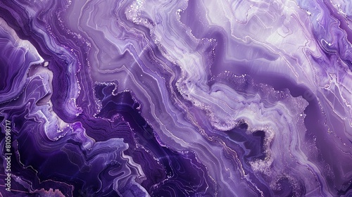Enigmatic Essence: Purple Marble's Enchantment