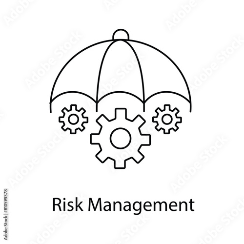 Risk Management Icon symbolizing the concept of risk management.