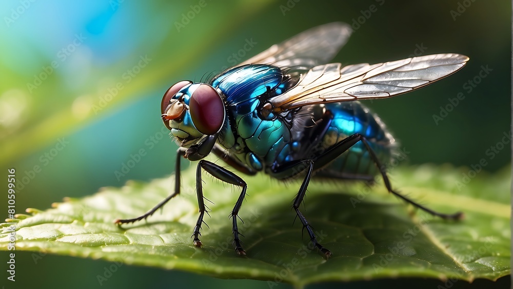 Sunlit Encounter The Intricacies of a Fly's World Sunlit Encounter The Intricacies of a Fly's World