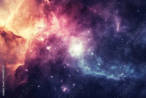 Colorful galaxy background images for creative inspiration © Hariyadi