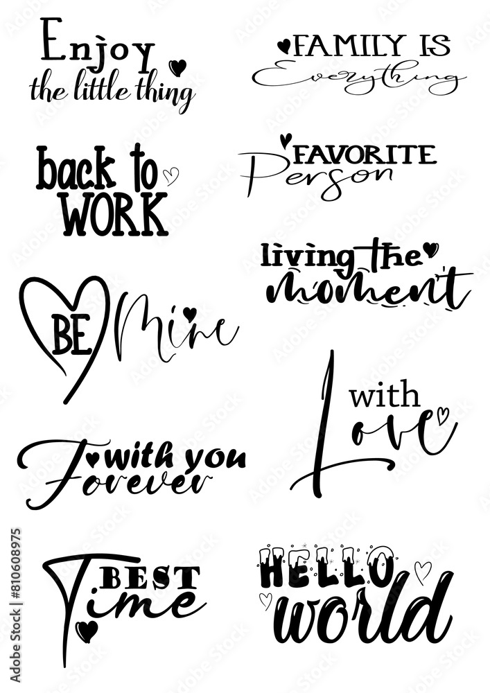 Words about marriage and family in black Words about marriage and family in black