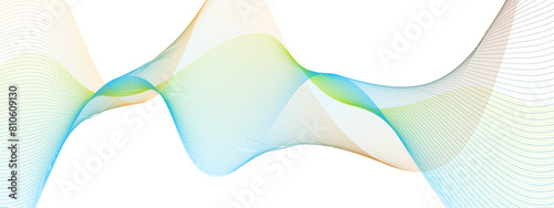 Glowing gradient colorful flowing dynamic wave lines background. Digital shiny moving lines design element. Modern gradient flowing wave lines. Futuristic technology concept. Vector illustration