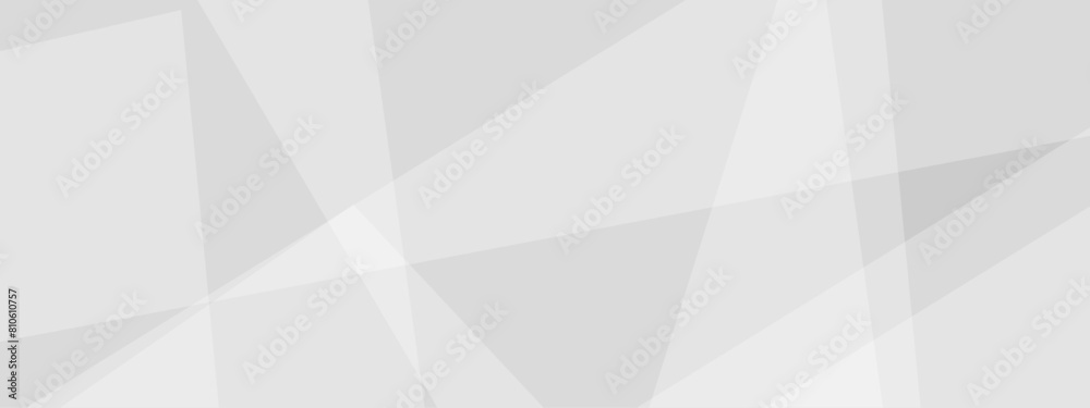 Abstract white and gray geometric overlay layer background on bright space with geometric decoration concept. Minimal futuristic element concept for poster, brochure, banner, wallpaper, cover, flyer. Abstract white and gray geometric overlay layer background on bright space with geometric decoration concept. Minimal futuristic element concept for poster, brochure, banner, wallpaper, cover, flyer.