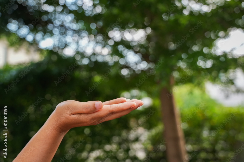 Technology, Hands holding globe of tropical nature summer background, Technology, Hands holding globe of tropical nature summer background,