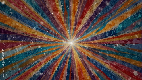 Dazzling burst background with a vibrant marble pattern