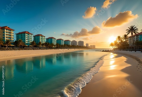 8. Seaside serenity: tropical resort retreat. 3D rendering