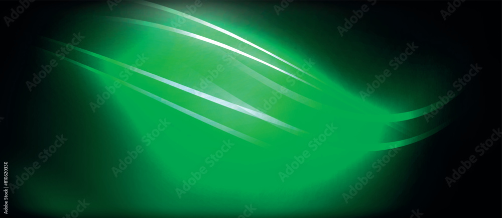 a green light is shining on a black background . High quality a green light is shining on a black background . High quality