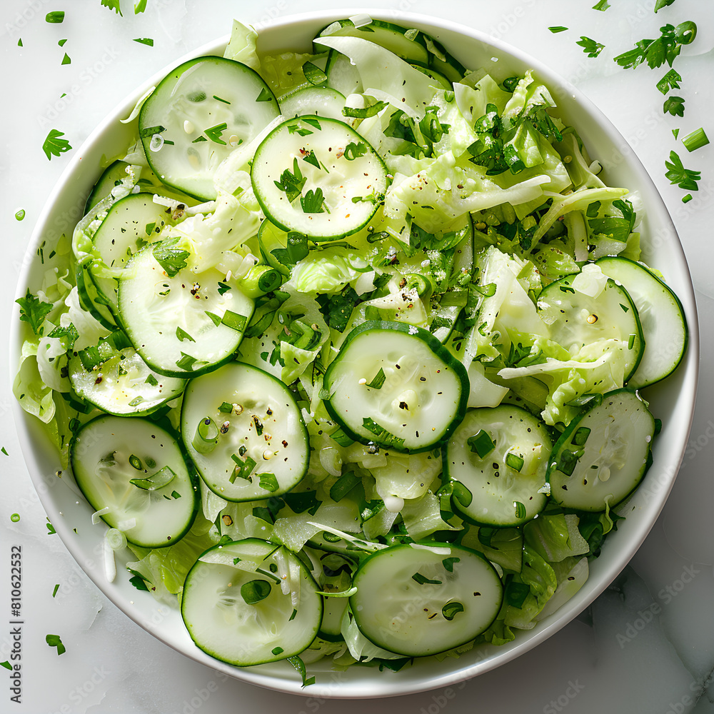 salad with cucumber salad with cucumber